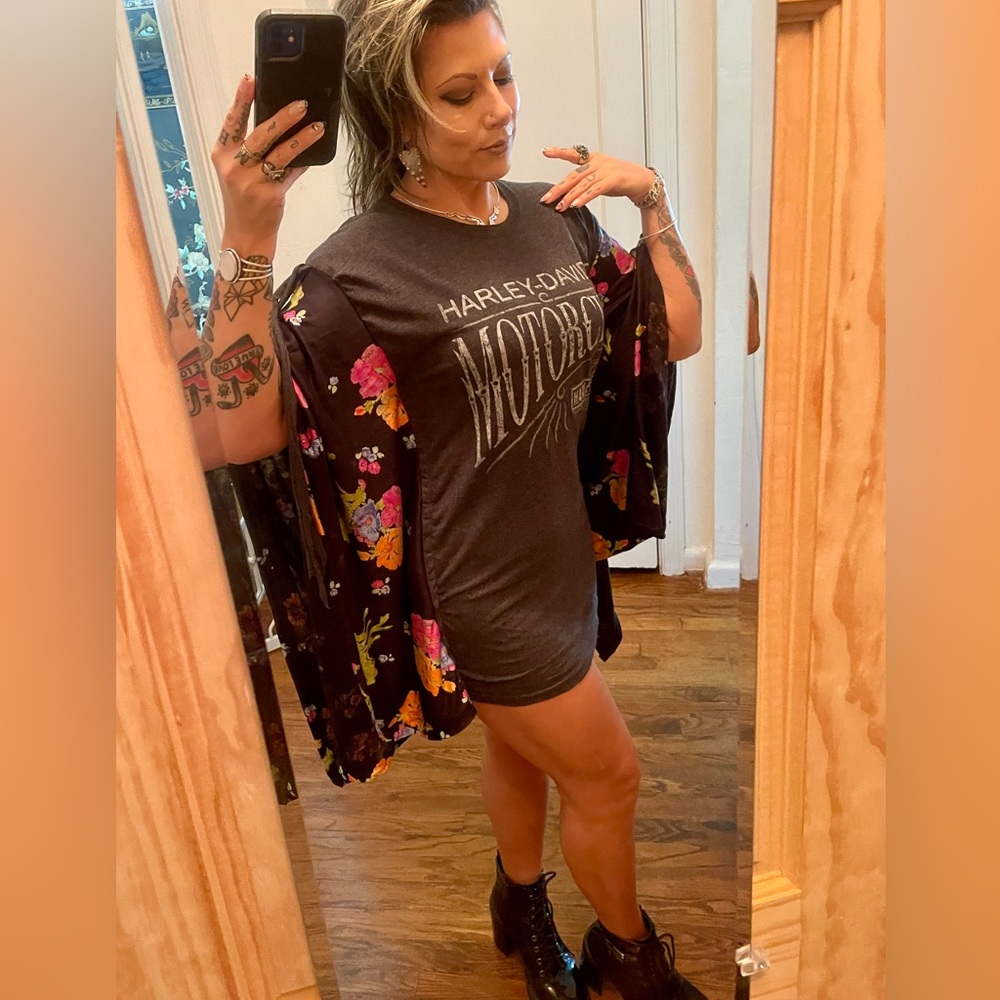🖤Harley-Davidson🖤 REWORK kimono dress